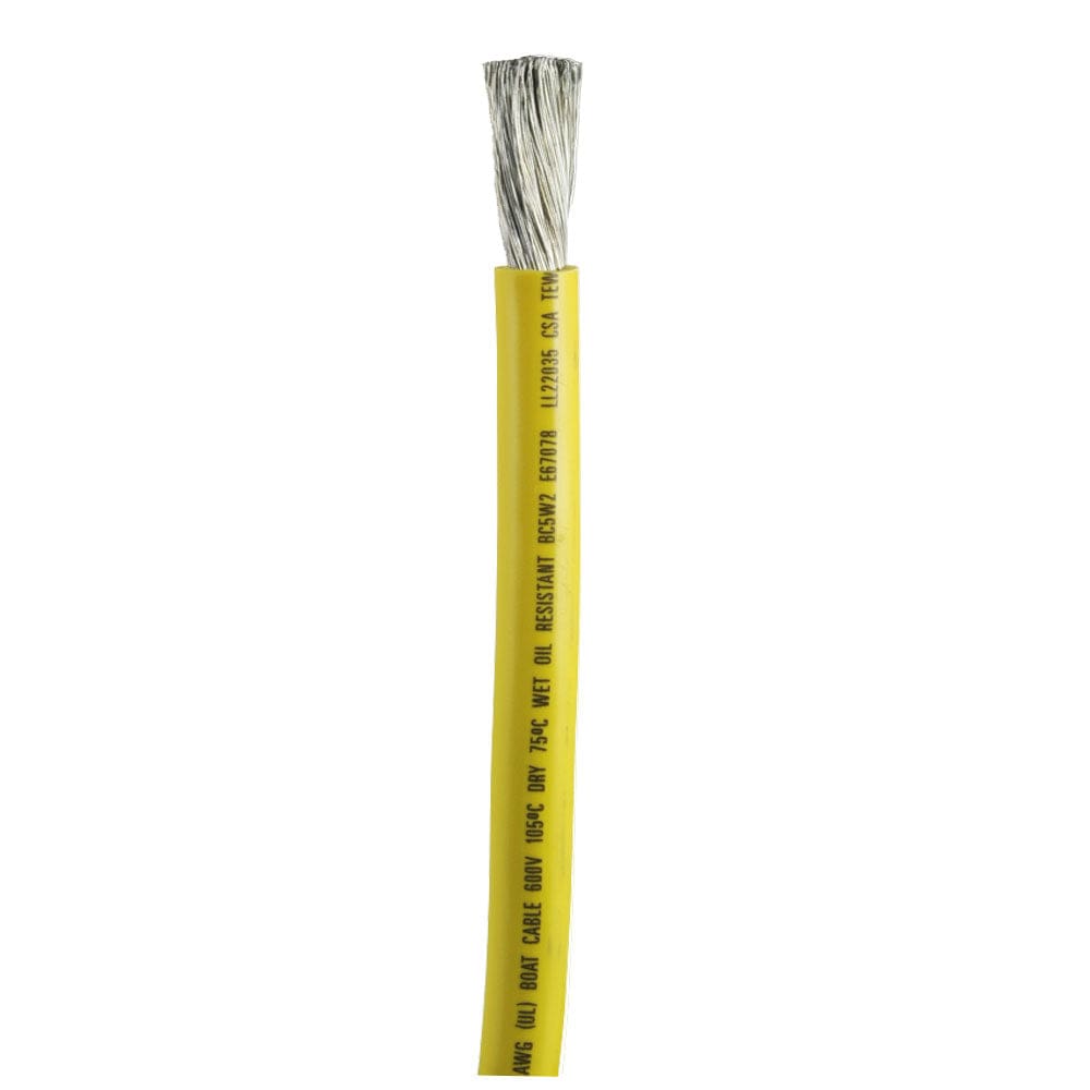 Ancor Yellow 2/ AWG Battery Cable - Sold By The Foot (Pack of 4) - Electrical | Wire - Ancor