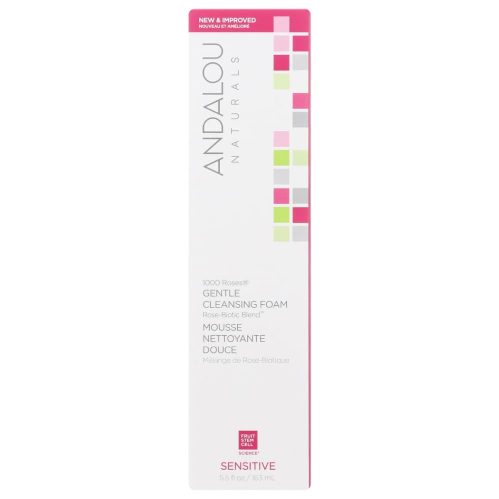 ANDALOU NATURALS: 1000 Roses Gentle Cleansing Foam 5.5 fo (Pack of 2) - Beauty & Body Care > Skin Care > Facial Cleansers & Exfoliants -