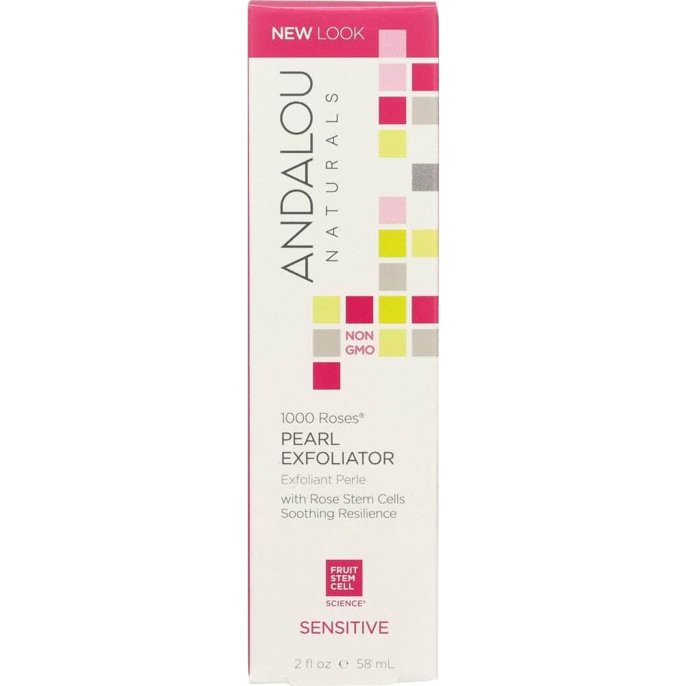 ANDALOU NATURALS Andalou Naturals 1000 Roses Pearl Exfoliator Sensitive, 2 Oz