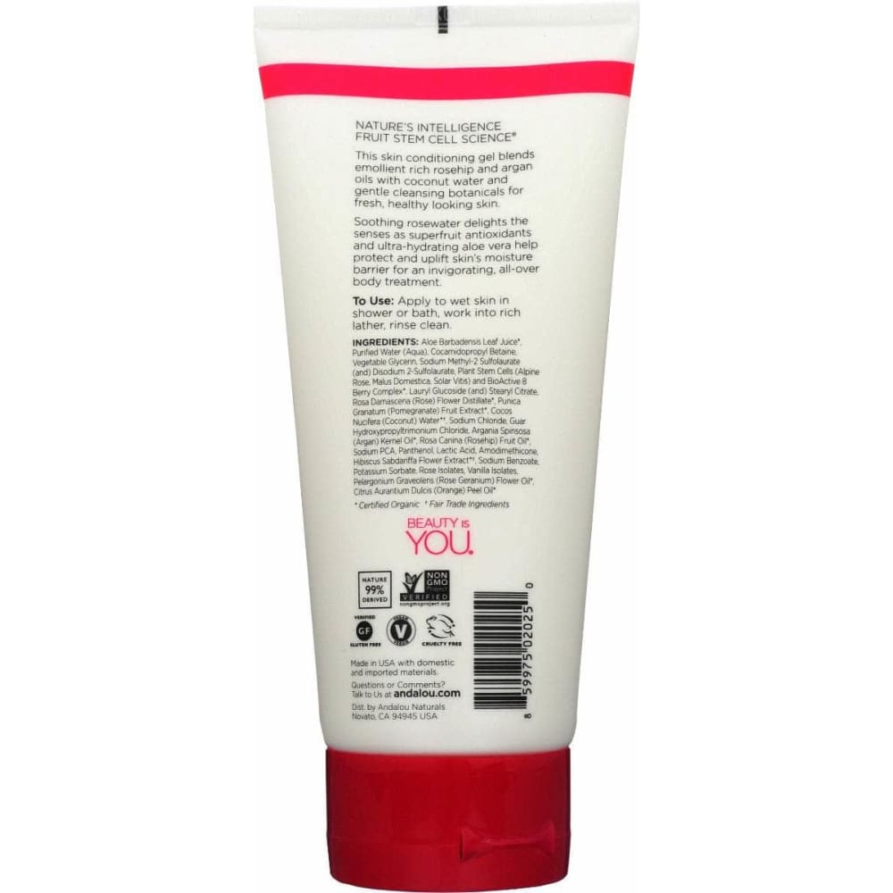 ANDALOU NATURALS Andalou Naturals 1000 Roses Shower Gel, 8.5 Oz