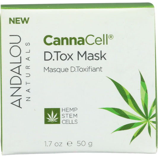 ANDALOU NATURALS: CannaCell D.Tox Mask 1.7 oz (Pack of 2) - Grocery > Beverages > Coffee Tea & Hot Cocoa > Face Moisturizers - ANDALOU