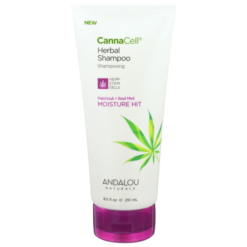 ANDALOU NATURALS: Cannacell Herbal Shampoo Moisture Hit 8.5 fo (Pack of 4) - Beauty & Body Care > Hair Care > Shampoo & Shampoo Combinations