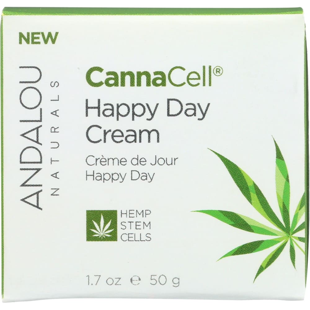 ANDALOU NATURALS: Cream Day Cannacell Happy 1.7 oz - Beauty & Body Care > Skin Care > Facial Lotions & Cremes - ANDALOU NATURALS