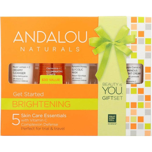 ANDALOU NATURALS Andalou Naturals Kit Brightening Get Start, 5 Pc.