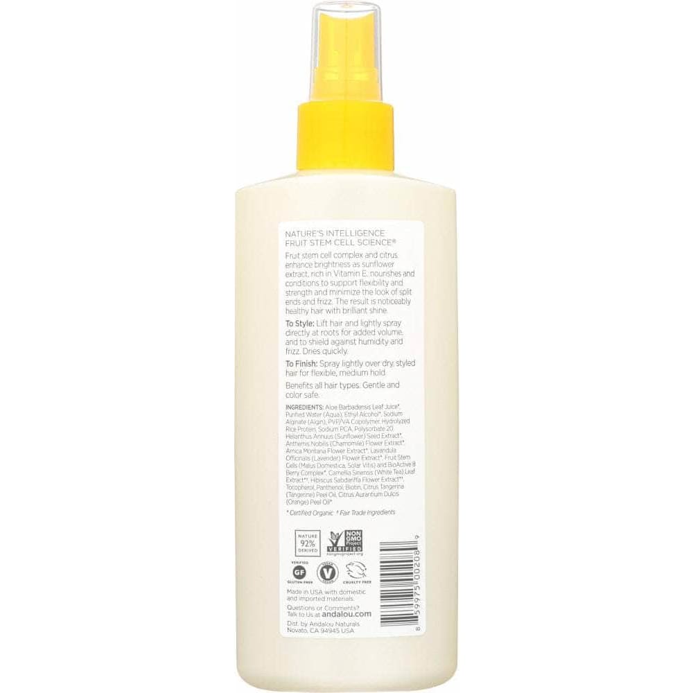 ANDALOU NATURALS Andalou Naturals Perfect Hold Hair Spray Sunflower Citrus, 8.2 Oz