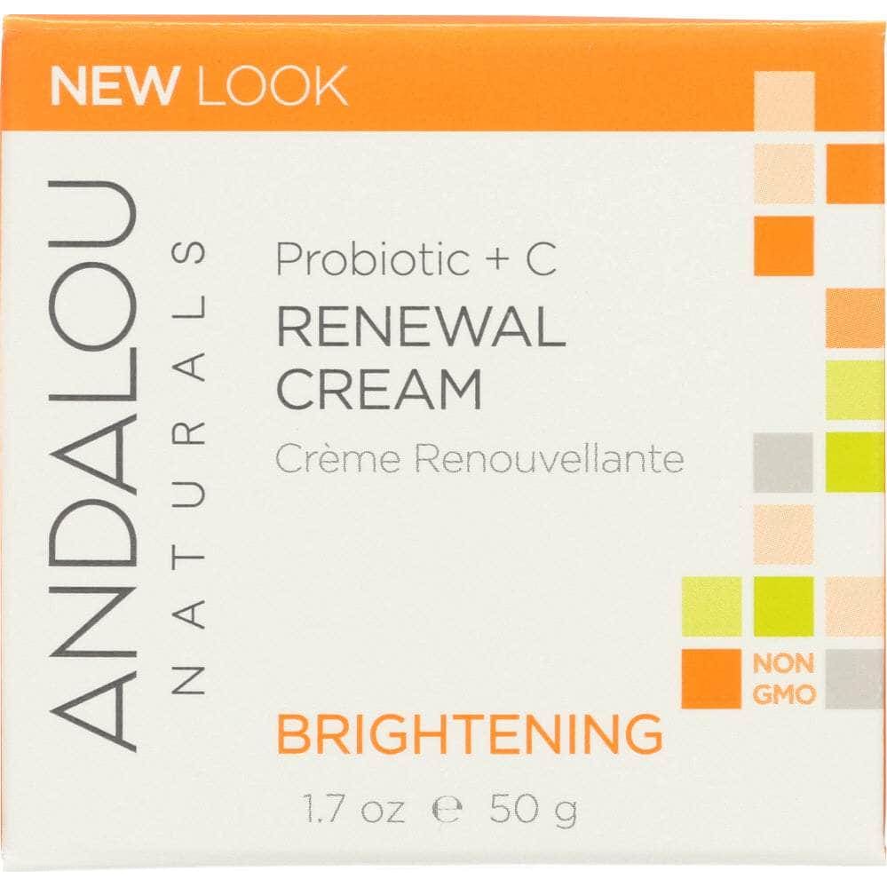 ANDALOU NATURALS Andalou Naturals  Renewal Cream Probiotic + C Brightening, 1.7 Oz