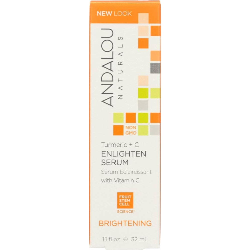 ANDALOU NATURALS Andalou Naturals Turmeric + C Enlighten Serum Brightening, 1.1 Oz