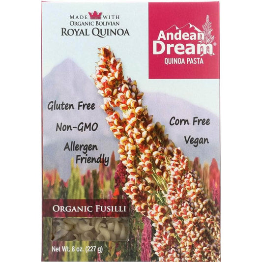 ANDEAN DREAM Andean Dream Organic Fusilli Pasta, 8 Oz