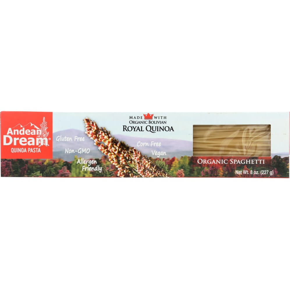 ANDEAN DREAM: Organic Spaghetti Pasta 8 oz (Pack of 5) - Grocery > Beverages > Coffee Tea & Hot Cocoa - ANDEAN DREAM
