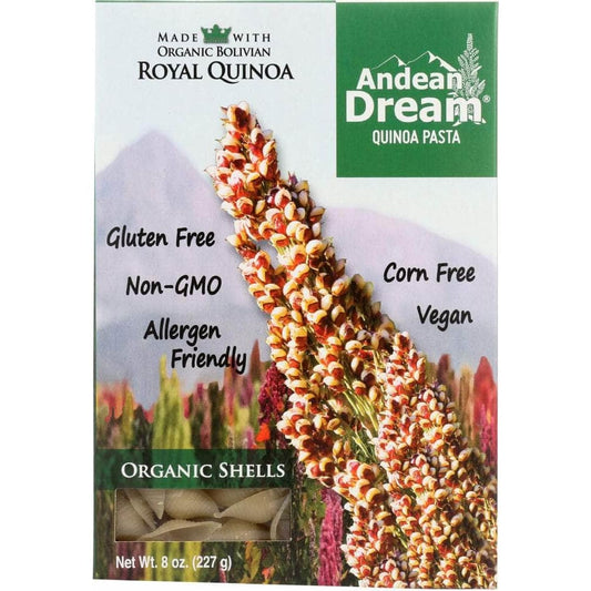 Andean Dream Andean Dream Quinoa and Corn Shells Pasta Gluten Free, 8 oz