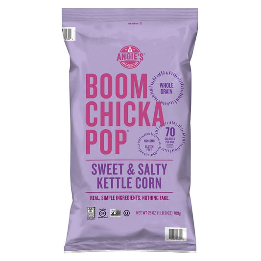 Angie’s Boom Chicka Pop Sweet and Salty Kettle Corn (25 oz.) - Snacks Under $10 - Angie’s