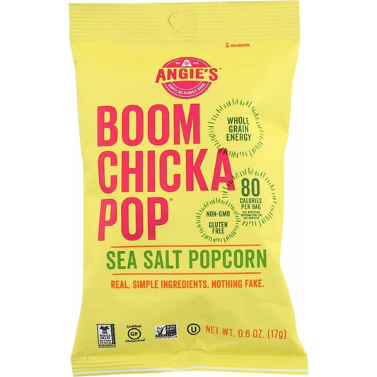 ANGIES ANGIES Boomchickapop Sea Salt Popcorn, 0.6 oz