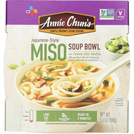 Annie Chuns Annie Chuns All Natural Asian Cuisine Soup Bowl Miso, 5.9 Oz