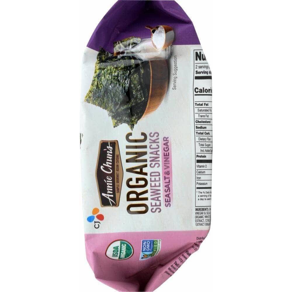 Annie Chuns Annie Chuns Organic Seaweed Snacks Sea Salt & Vinegar, 0.35 oz