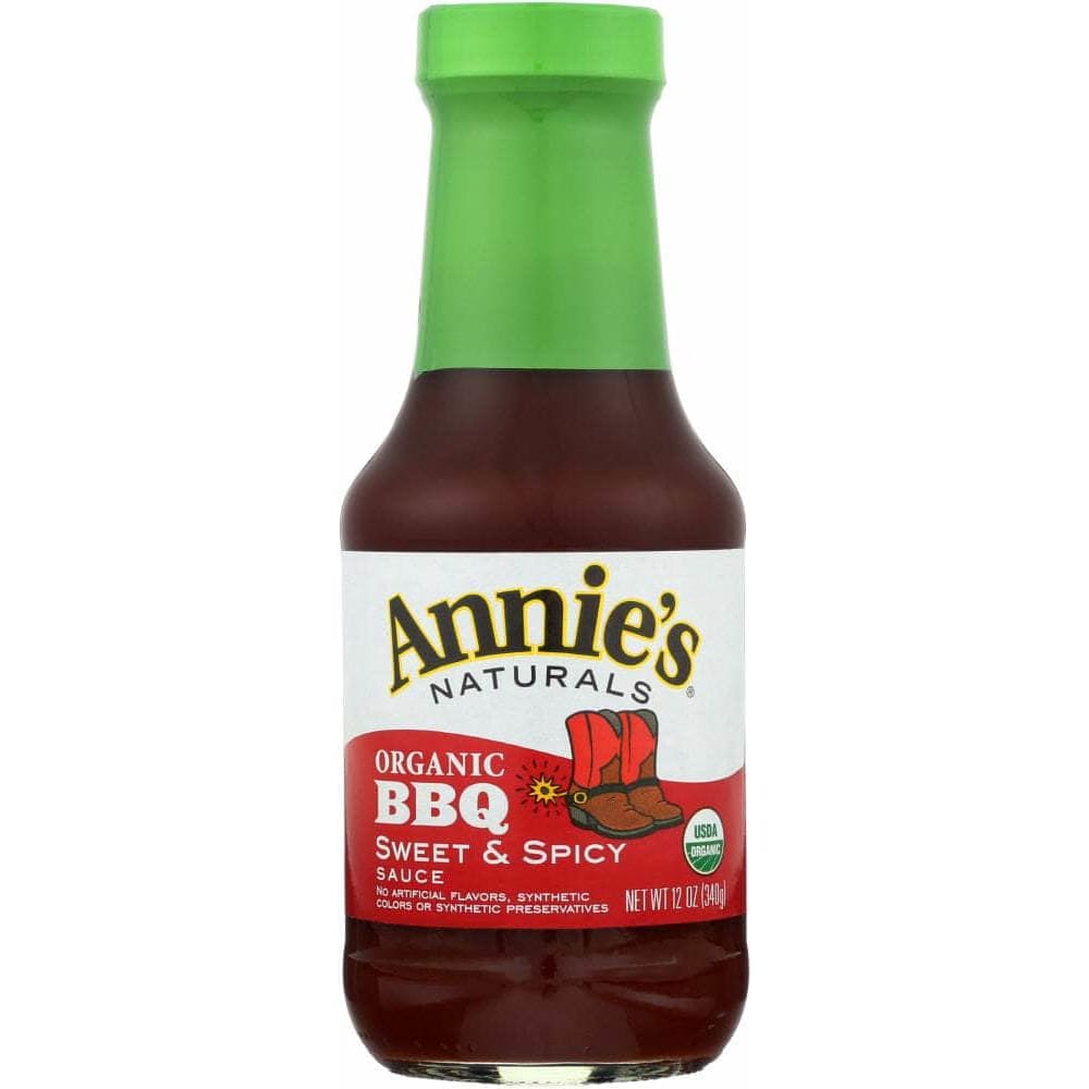 Annies Annies Homegrown Bbq Sweet & Spicy Sauce, 12 oz