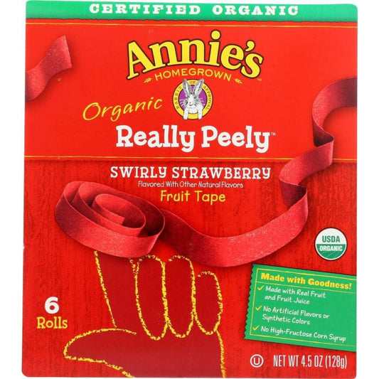 ANNIES HOMEGROWN ANNIES HOMEGROWN Fruit Peely Swrly Strwbry, 4.5 oz