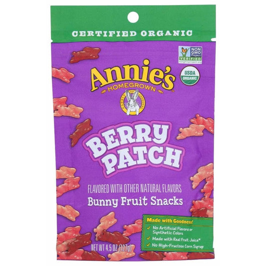 ANNIES HOMEGROWN ANNIES HOMEGROWN Fruit Snack Bunny Berry, 4.5 oz