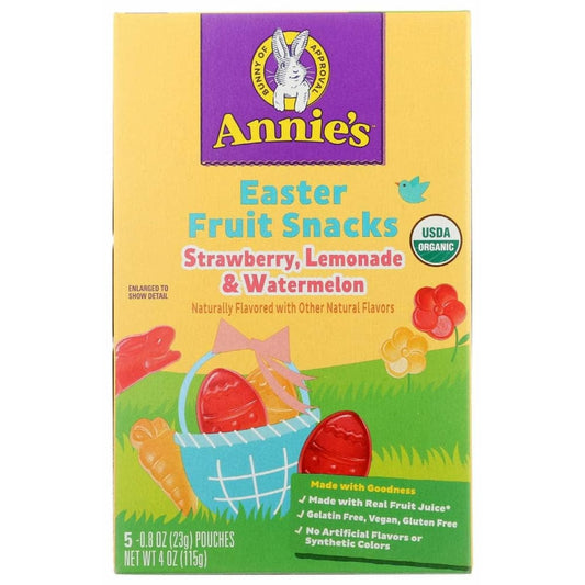 ANNIES HOMEGROWN ANNIES HOMEGROWN Fruit Snack Easter, 4 oz