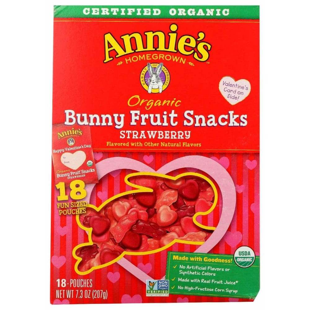 ANNIES HOMEGROWN ANNIES HOMEGROWN Fruit Snck Valentines Day, 7.3 oz