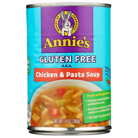 ANNIES HOMEGROWN: Gluten Free Chicken and Pasta Soup 14 oz (Pack of 5) - Grocery > Soups & Stocks - ANNIES HOMEGROWN