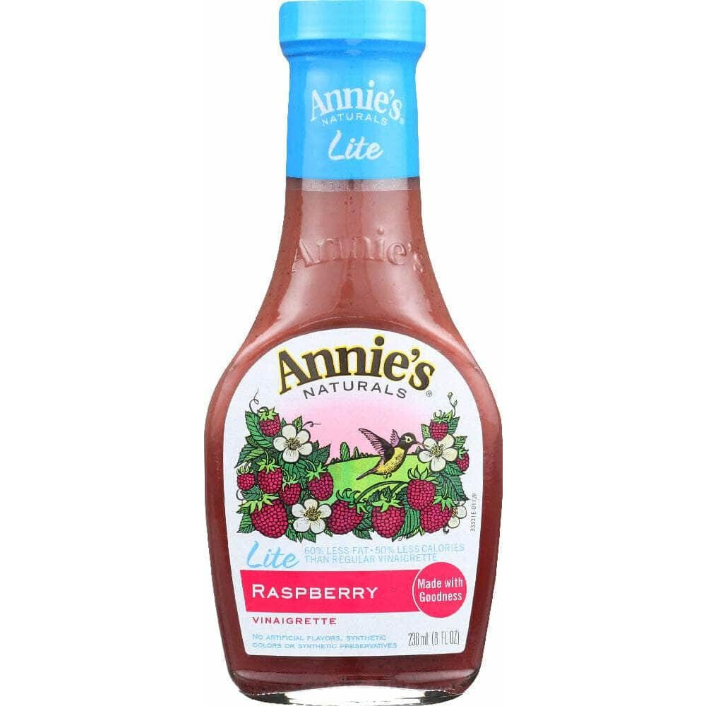 Annies Annies Homegrown Lite Raspberry Vinaigrette Dressing, 8 oz