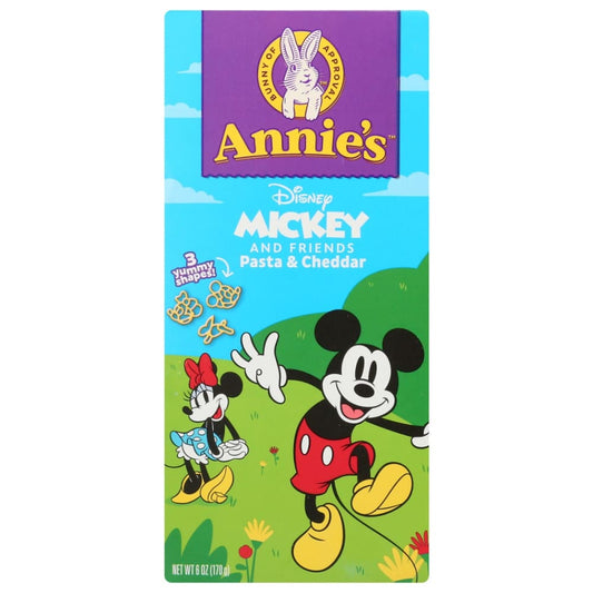 ANNIES HOMEGROWN: Mickey and Friends Shapes Pasta 6 oz (Pack of 5) - Food - ANNIES HOMEGROWN