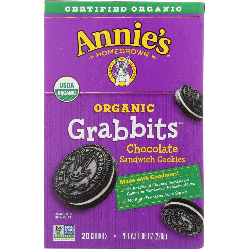 Annies Annies Homegrown Organic Chocolate Sandwich Cookies, 8.06 oz