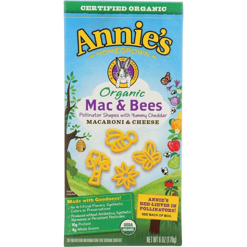 Annies Annies Homegrown Organic Mac & Bees Macaroni & Cheese, 6 oz