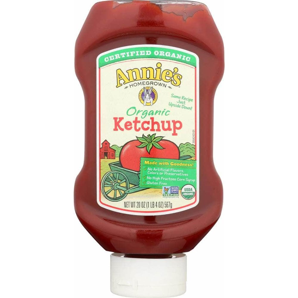 Annies Annies Homegrown Organic Upside Down Ketchup, 20 oz