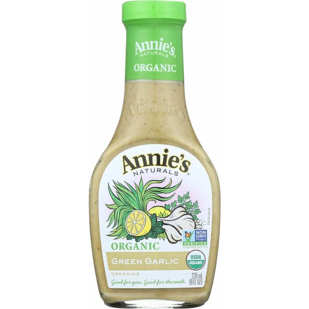 Annies Annie's Naturals Organic Green Garlic Dressing, 8 oz