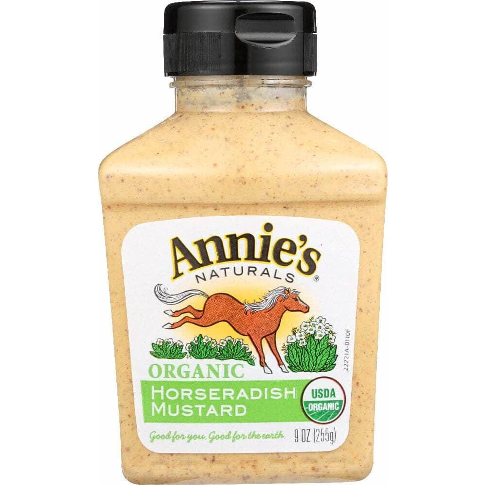 Annies Annie's Naturals Organic Horseradish Mustard, 9 oz