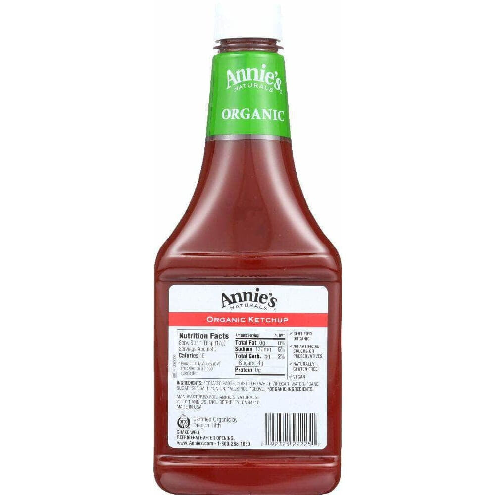 Annies Annie's Naturals Organic Ketchup, 24 oz