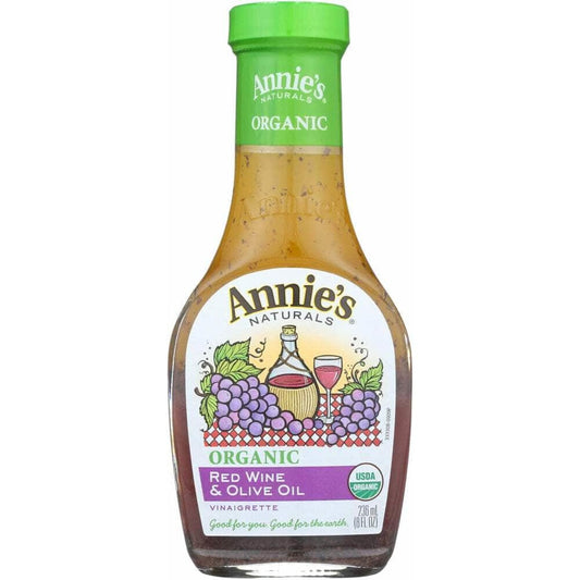 Annies Annie's Naturals Organic Red Wine & Olive Oil Vinaigrette, 8 oz