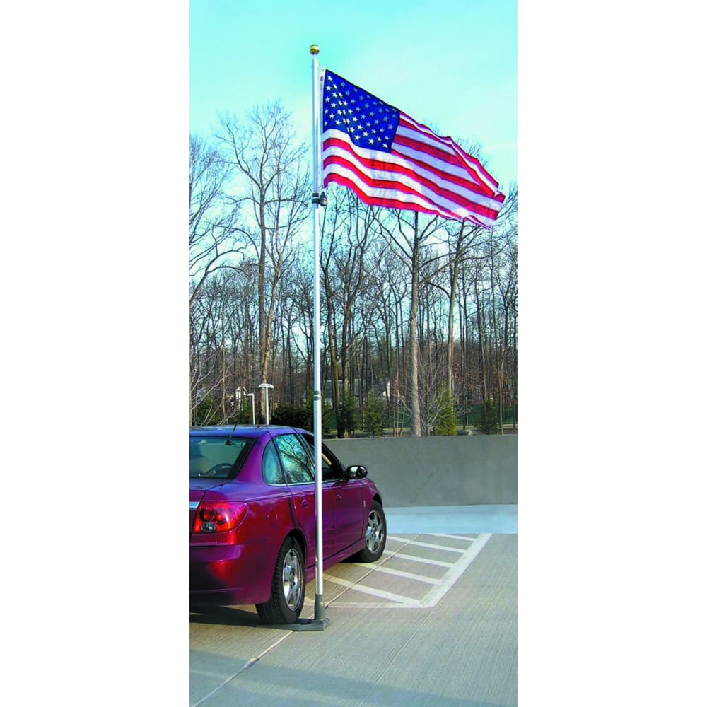 Annin 19’ Telescoping Flagpole and 60 x 36 American Flag - Annin