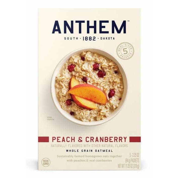 ANTHEM Anthem Oatmeal Peach Cranberry, 11.25 Oz