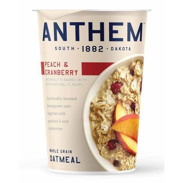 ANTHEM Anthem Peach & Cranberry Whole Grain Oatmeal Cup, 3.25 Oz
