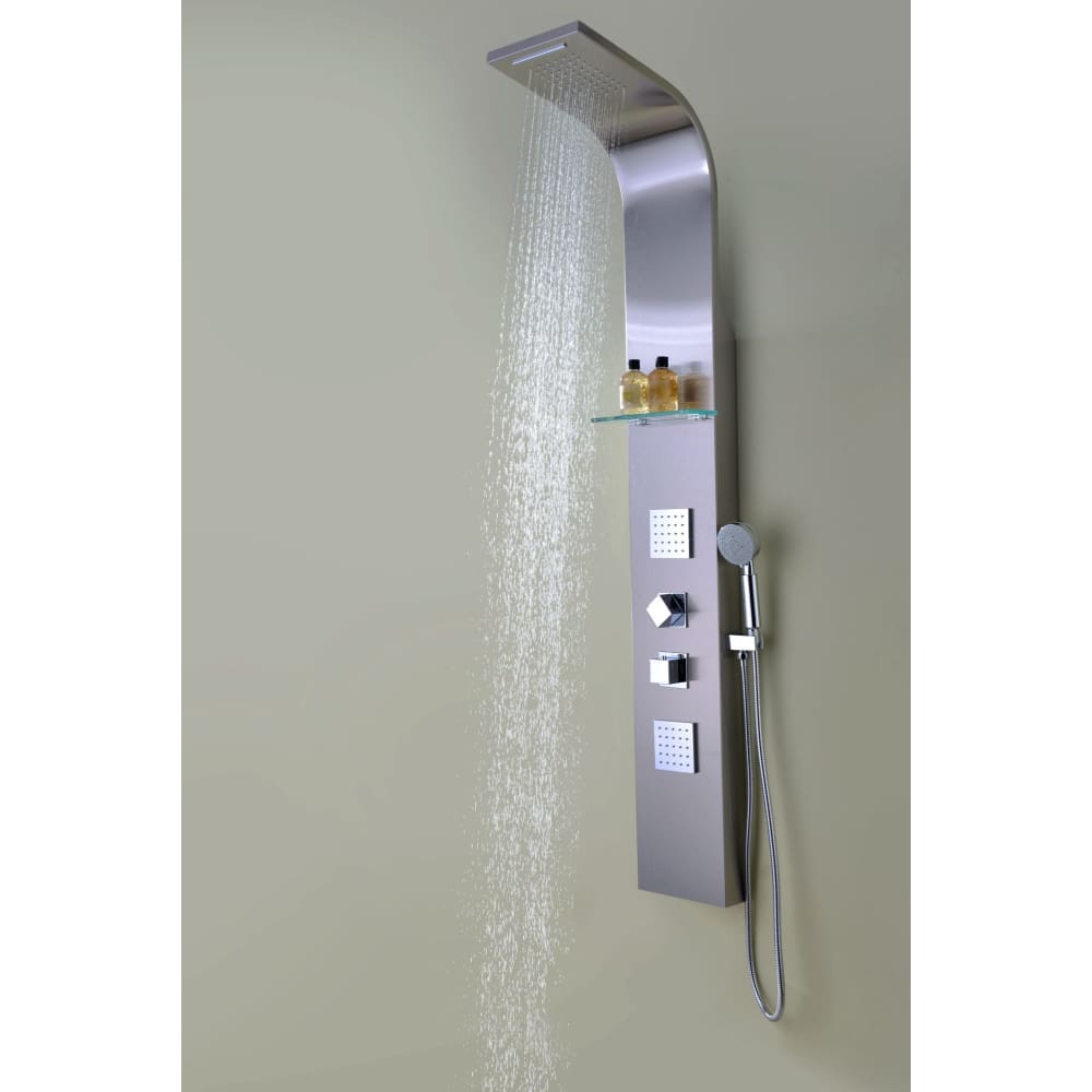 ANZZI Niagara Full-Body Shower Panel - Stainless Steel - ANZZI