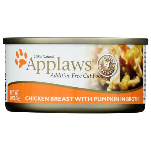 APPLAWS: Chicken With Pumpkin 2.4 OZ (Pack of 6) - MONTHLY SPECIALS > Cat > Cat Food - APPLAWS