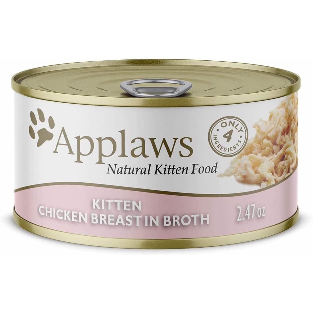APPLAWS Pet > Cat > Cat Food APPLAWS Kitten Chicken Breast In Broth, 2.47 oz