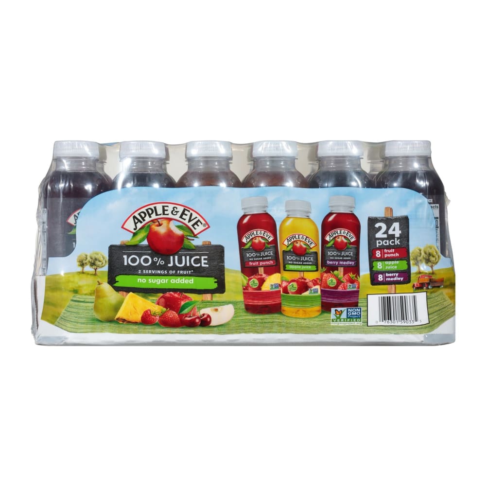 Apple & Eve 100% Fruit Juice Variety Pack 24 pk./10 oz. - Apple & Eve