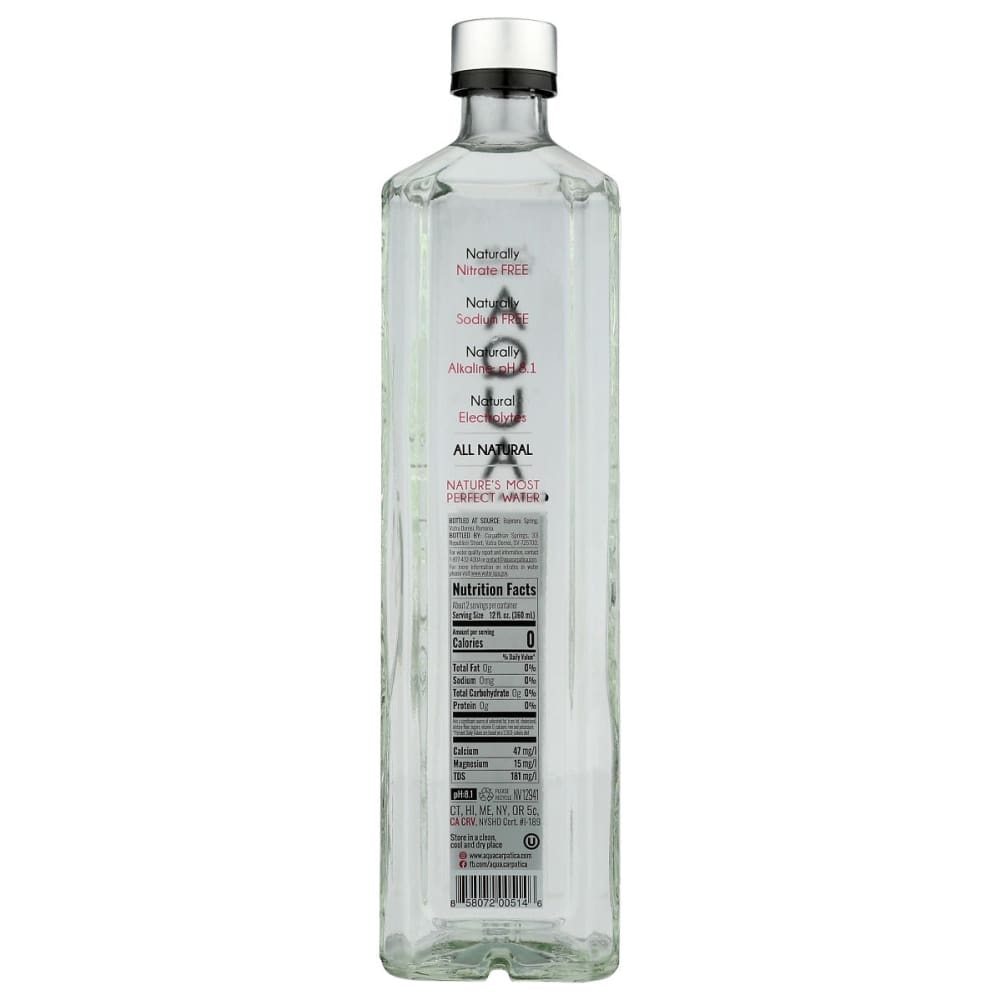 AQUA CARPATICA: Water Natural Spring 25.24 fo - Grocery > Beverages > Water - AQUA CARPATICA