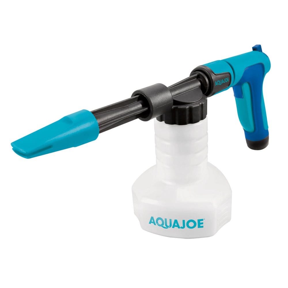 Aqua Joe AJ-SPXN 2-in-1 Hose-Powered Adjustable Foam Cannon Spray Gun Blaster - Garden Hoses & Tools - Aqua