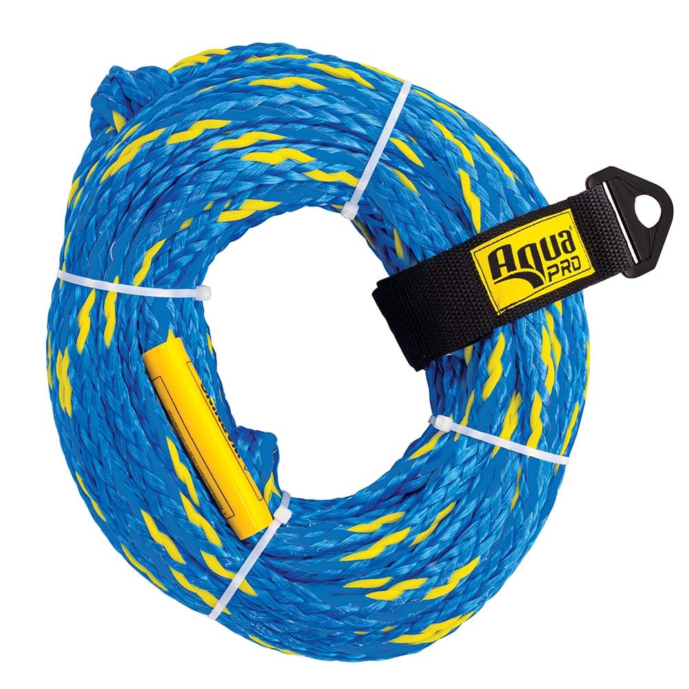 Aqua Leisure 2-Person Floating Tow Rope - 2,375lb Tensile - Blue - Watersports | Towable Ropes - Aqua Leisure