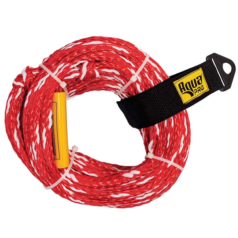 Aqua Leisure 2-Person Tow Rope - 2,375lbs Tensile - Non-Floating - Red - Watersports | Towable Ropes - Aqua Leisure