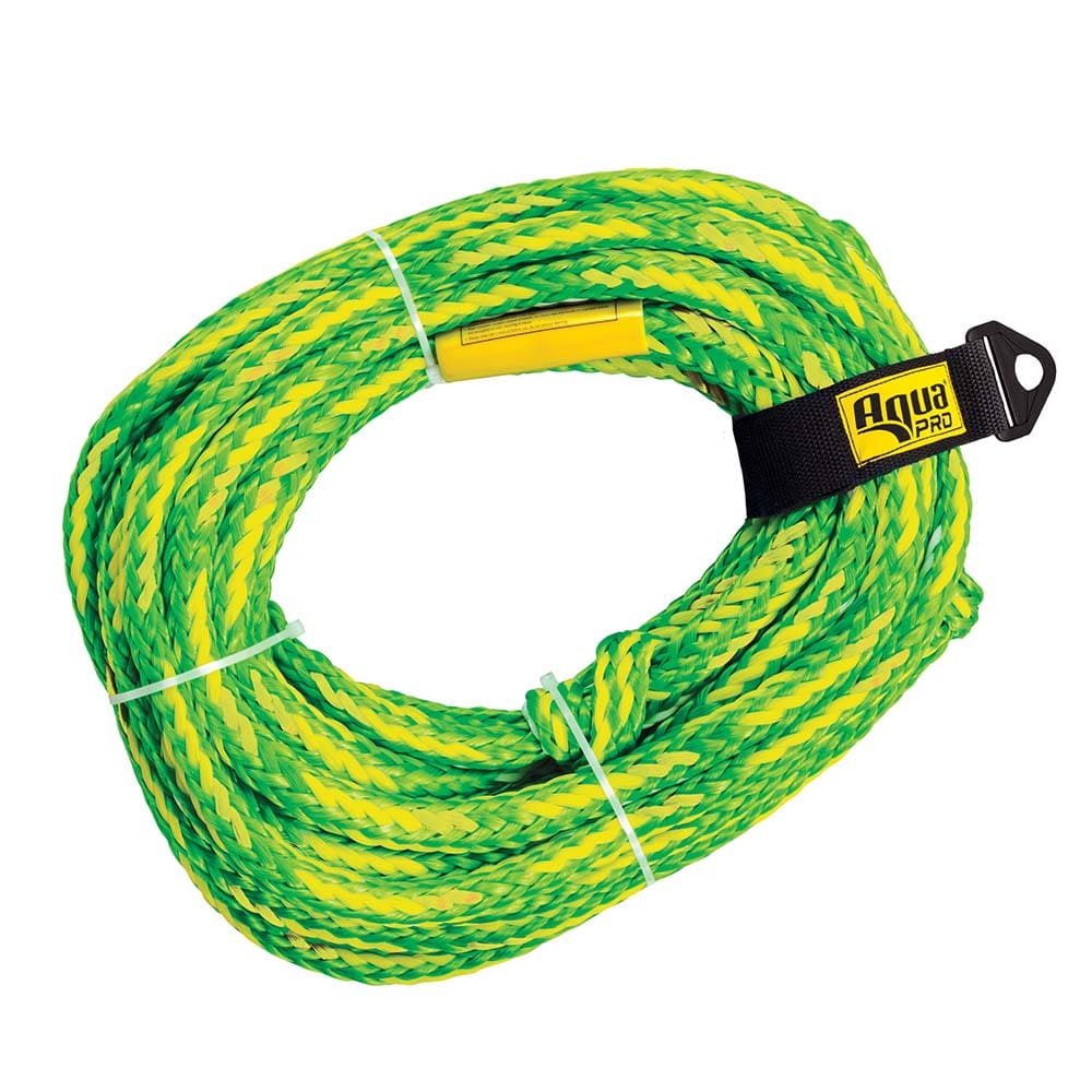 Aqua Leisure 6-Person Floating Tow Rope - 6,100lb Tensile - Green - Watersports | Towable Ropes - Aqua Leisure