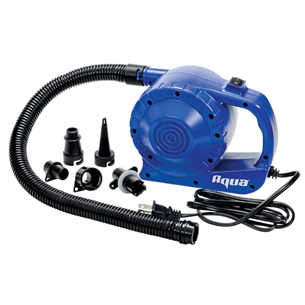 Aqua Leisure Heavy-Duty 110V Electric Air Pump w/ 5 Tips - Watersports | Air Pumps - Aqua Leisure