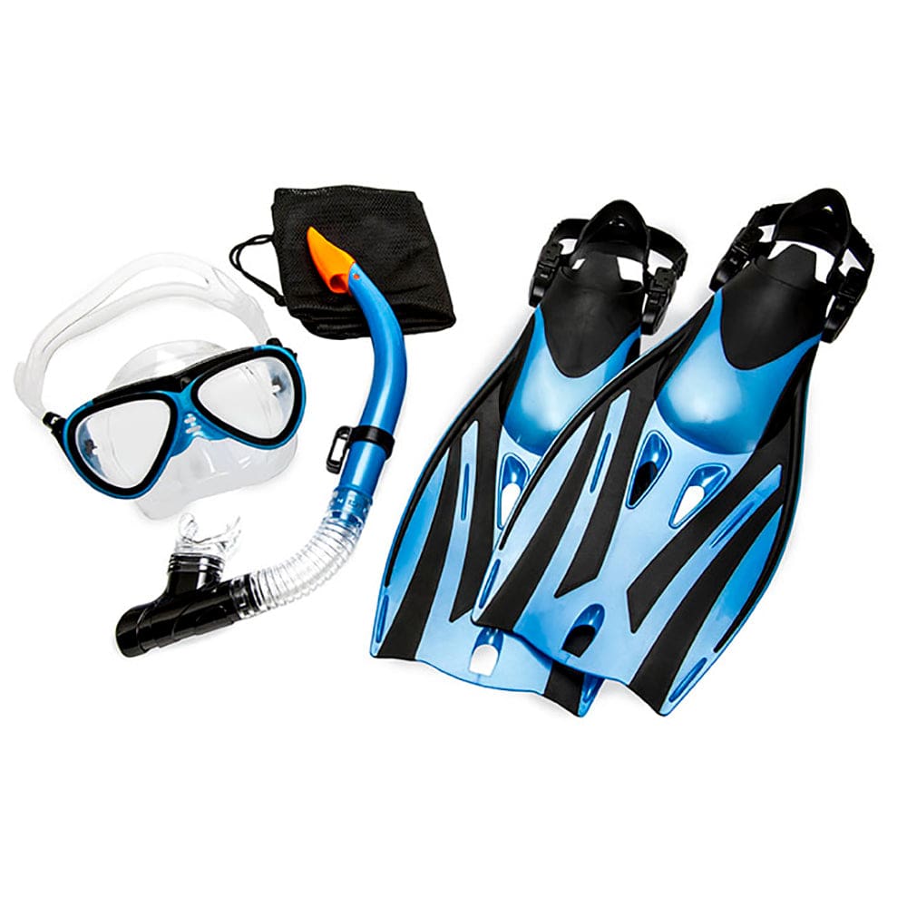 Aqua Leisure Ion Junior 5-Piece Dive Set - Ages 7+ Children’s Size 9.5-13.5 - Watersports | Accessories - Aqua Leisure