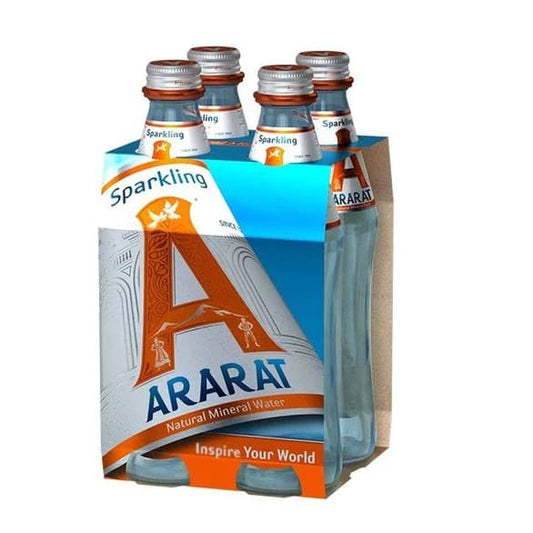 ARARAT: Sparkling Natural Mineral Water 4Pack 40 fo (Pack of 5) - Grocery > Beverages > Water > Sparkling Water - ARARAT