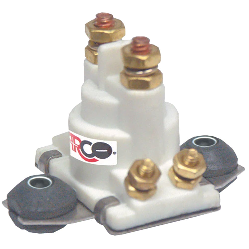 ARCO Marine Outboard Solenoid w/ Flat Isolated Base & White Housing - Electrical | Accessories - ARCO Marine