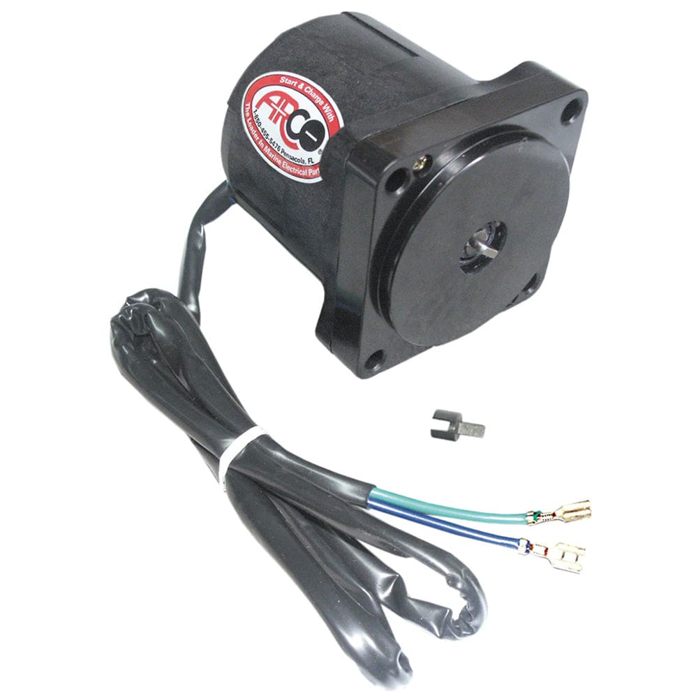 ARCO Marine Replacement Johnson/ Evinrude Tilt Trim Motor - 2-Wire 4 Bolt Flat Blade Shaft - Boat Outfitting | Engine Controls - ARCO Marine